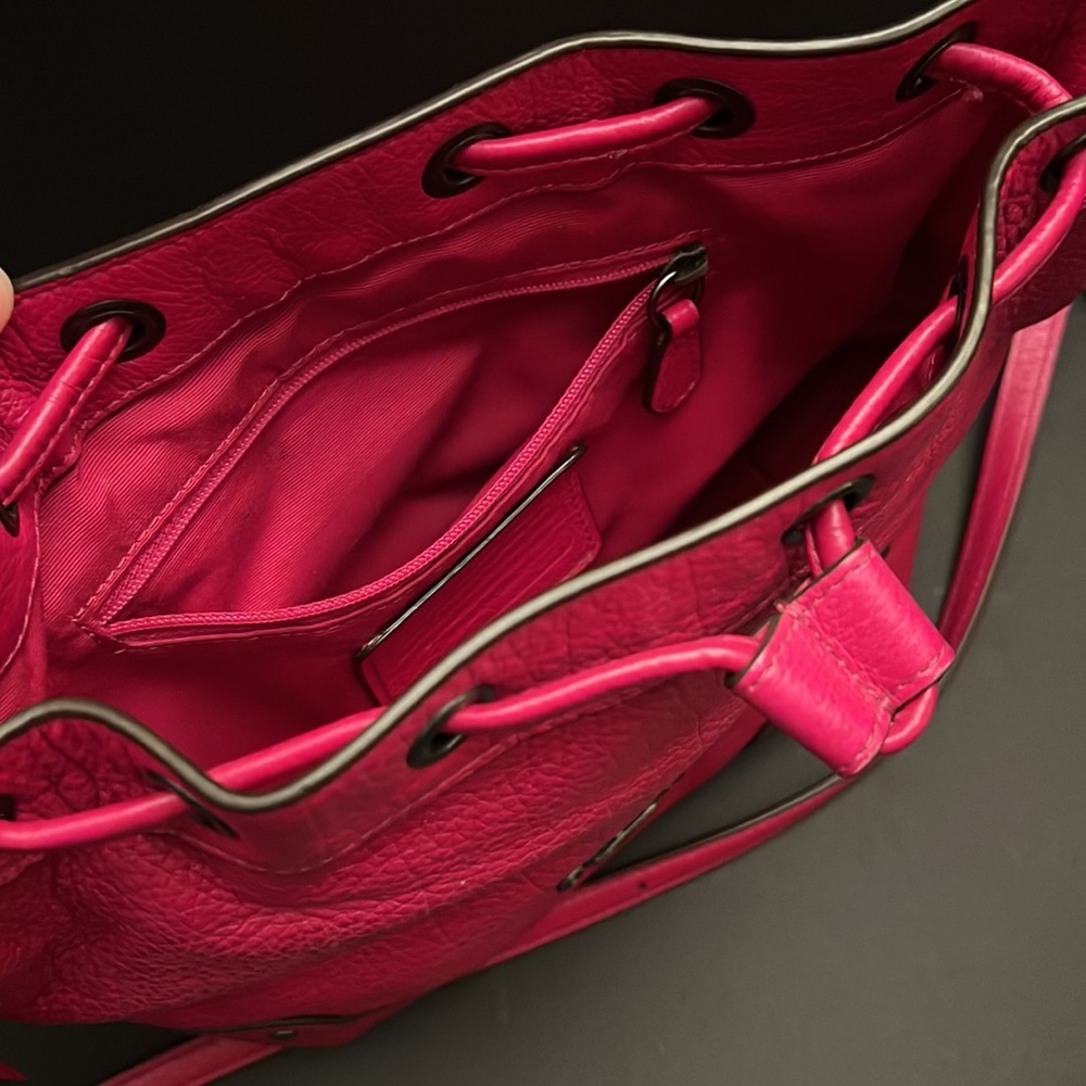 Bright Pink Coach Purse - Small - Picture 4 of 5
